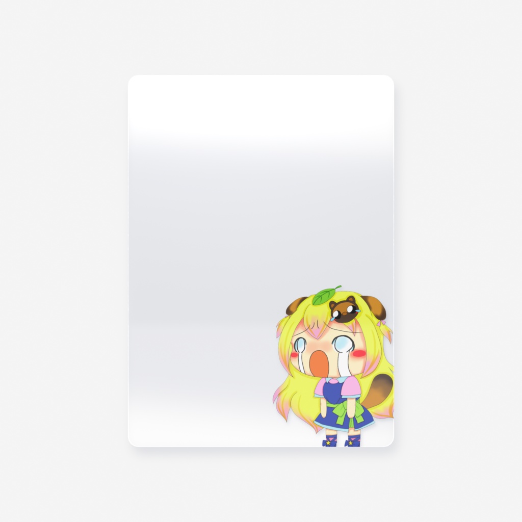 【お誕生日記念】オリジナルカード（デフォルメ泣）