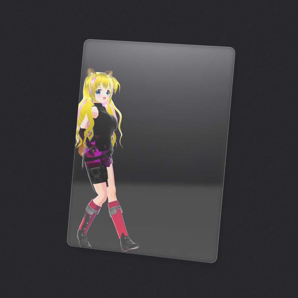 【お誕生日記念】オリジナルカード(ホラー配信衣装)