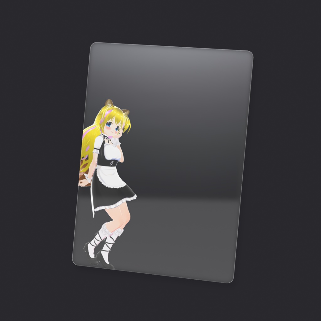 【お誕生日記念】オリジナルカード(メイド服)