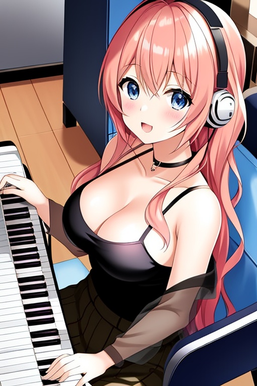 ピアノを弾く女の子