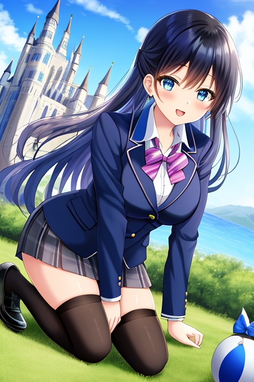 王城前の青い制服JK Vol.2