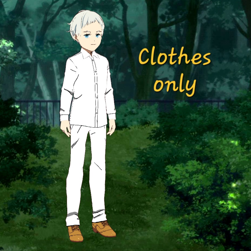 (vroidcustomitem) White Uniform Male