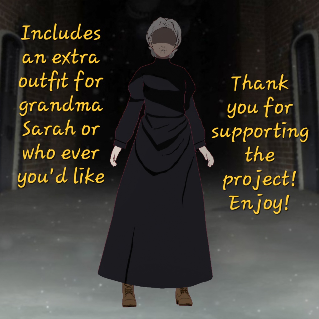 (vroidcustomitem) Uniform for Mother and Grandmother