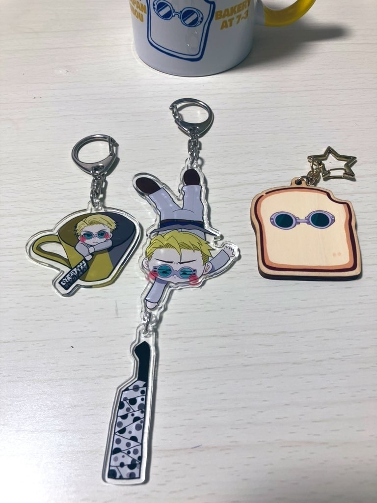 ウッドチャームストラップ