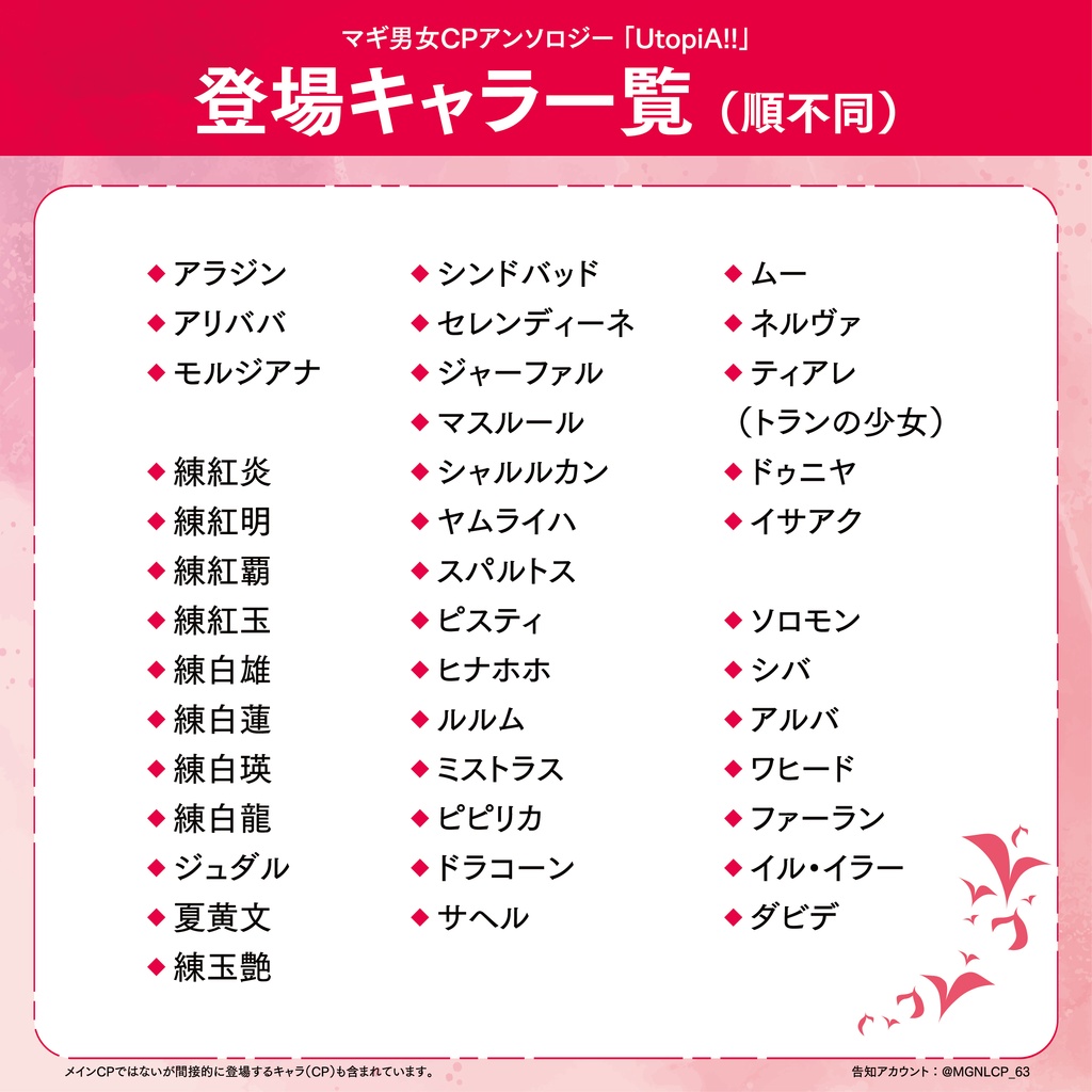 【漫画】マギ男女CPアンソロジー🔯