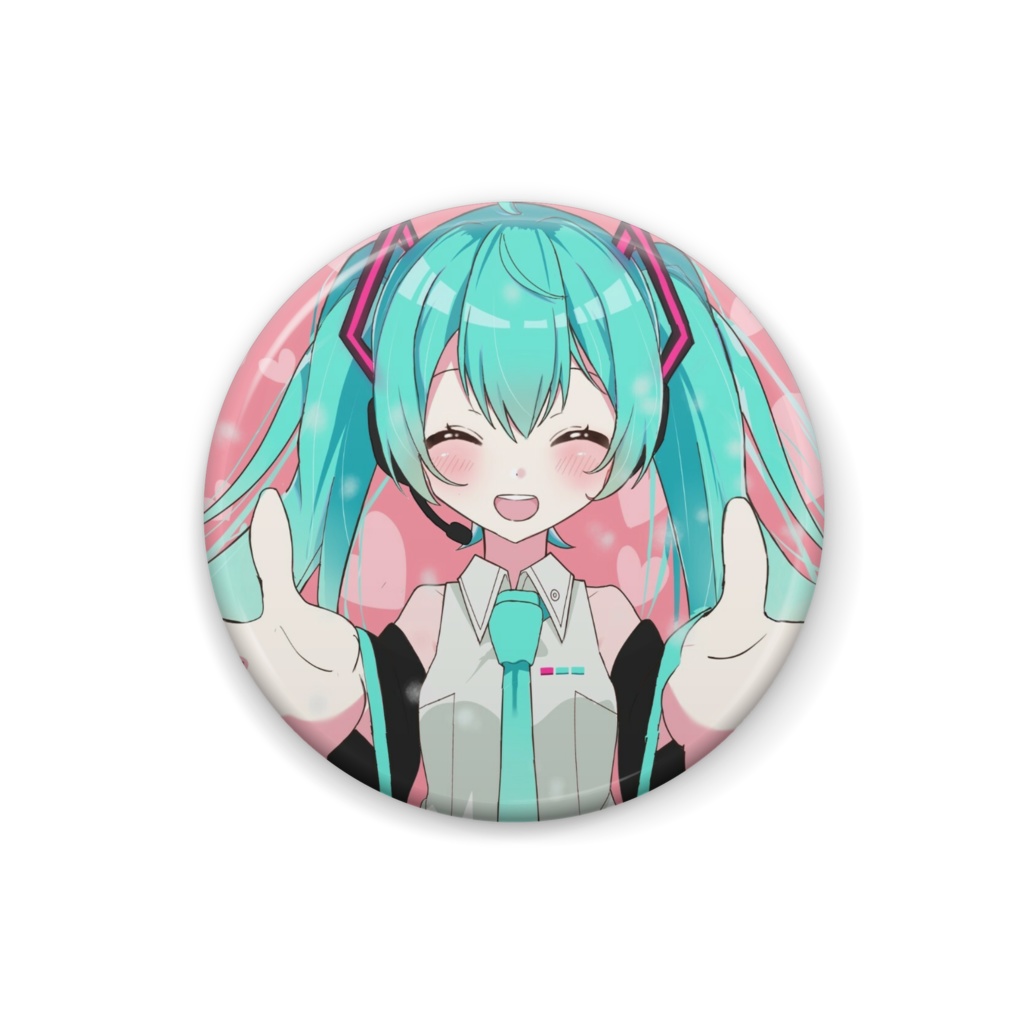 愛の詩 初音ミク 缶バッジ