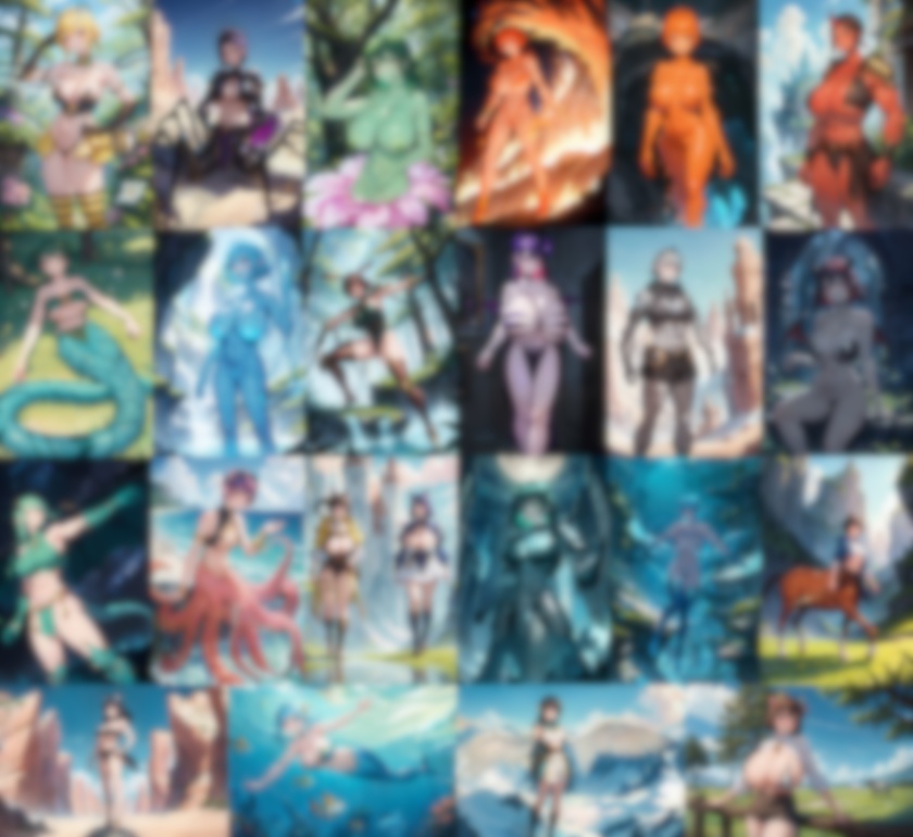 モンスター娘TSビフォーアフターAIイラスト集 46枚