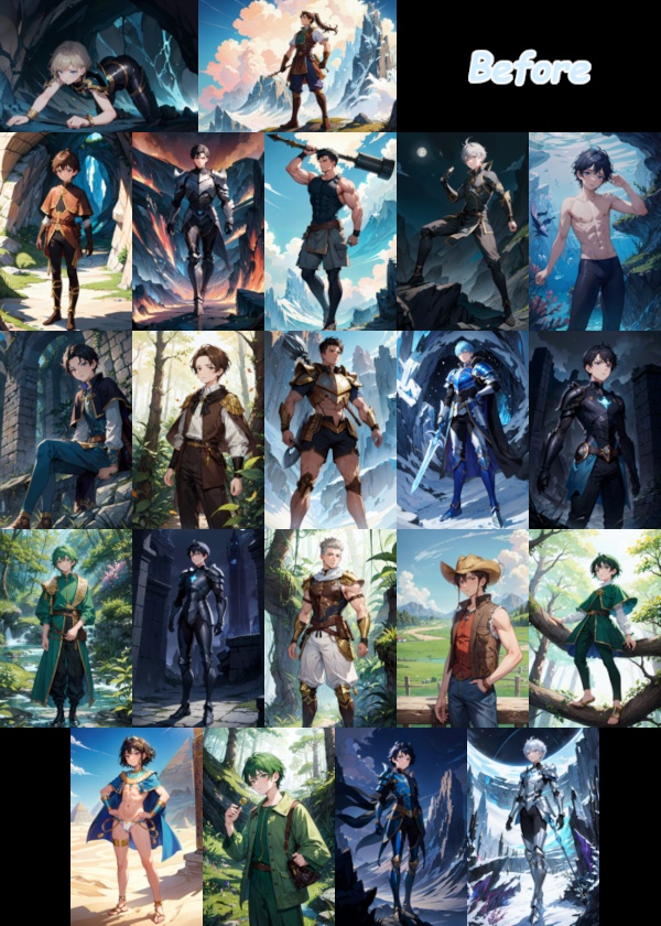 モンスター娘TSビフォーアフターAI CG集その2 43枚