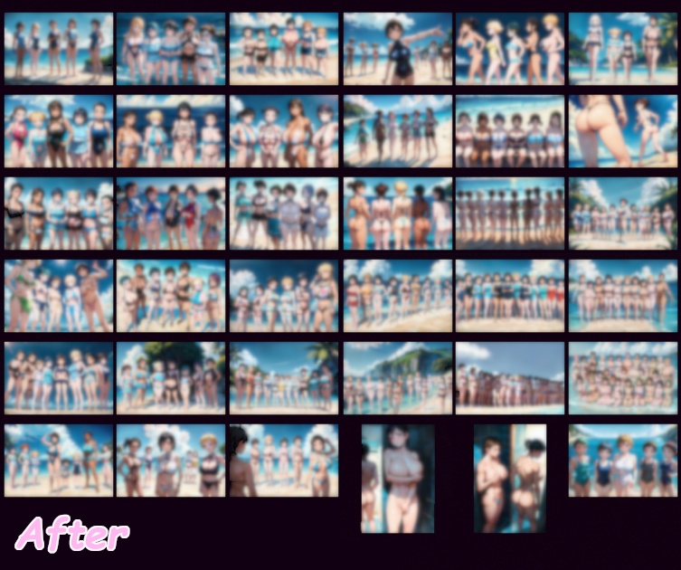 夏の思い出TS Before After CG集 73枚