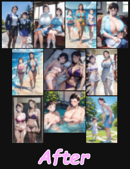 TS親子 Before After SS・CG集