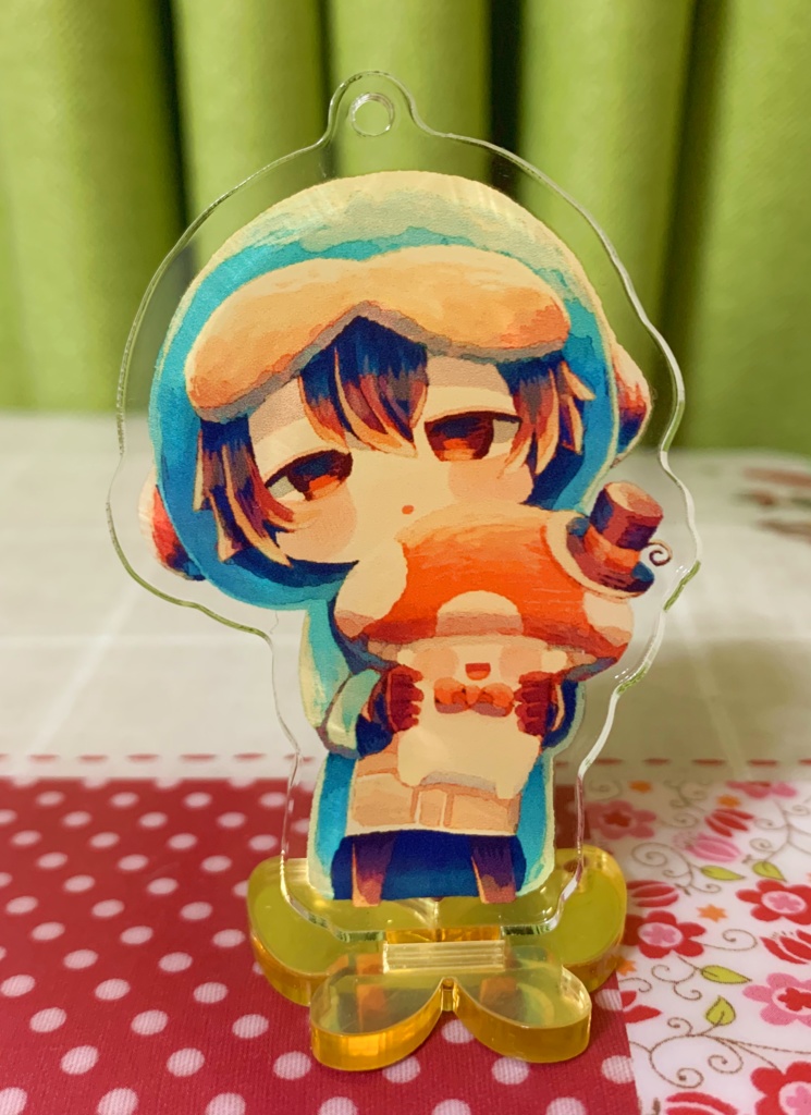 キノコとアオムシ アクスタ