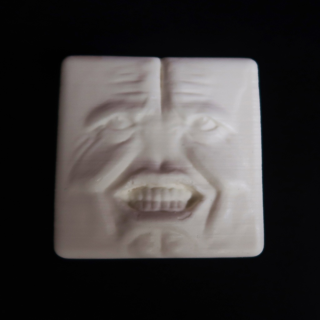 堪忍豆腐 メモスタンド レジン製 特製容器付き