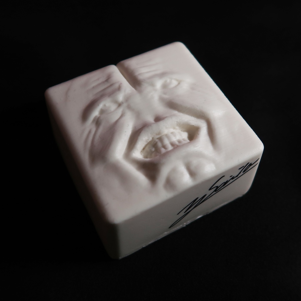 堪忍豆腐 メモスタンド レジン製 特製容器付き