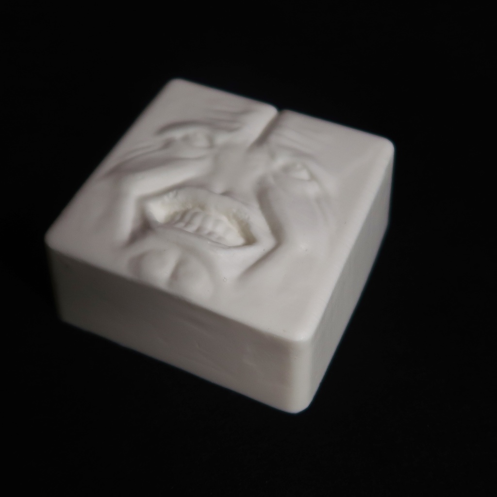 堪忍豆腐 メモスタンド レジン製 特製容器付き