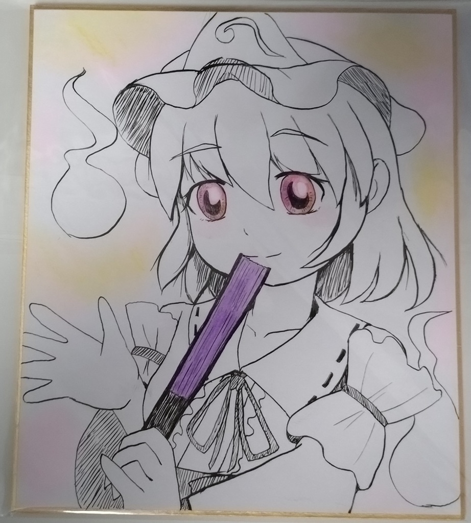 色紙イラスト 幽々子