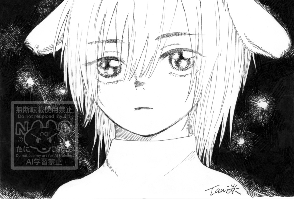 【原画】息抜きイラスト2 「星がきらきら」