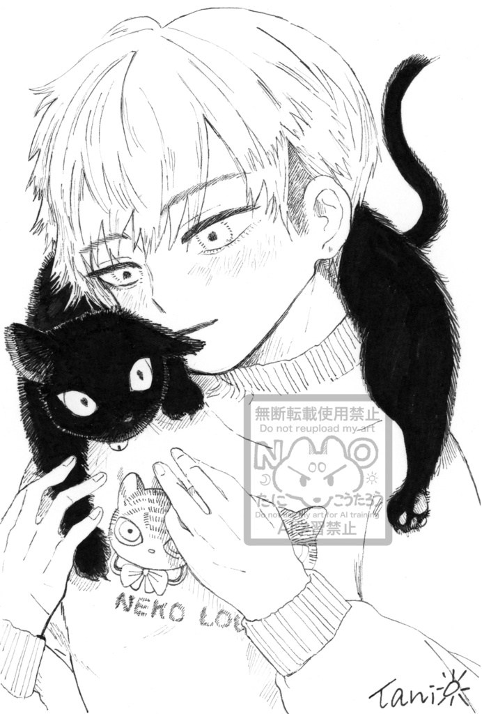 【原画】息抜きイラスト4 「ねこちゃん」