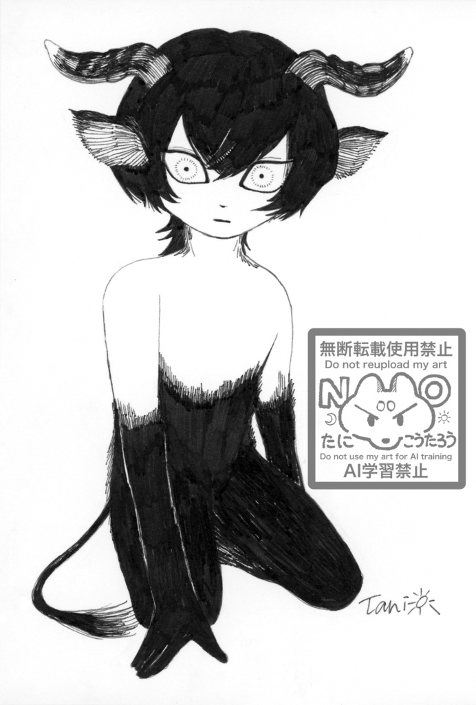 【原画】息抜きイラスト8 「告げる」