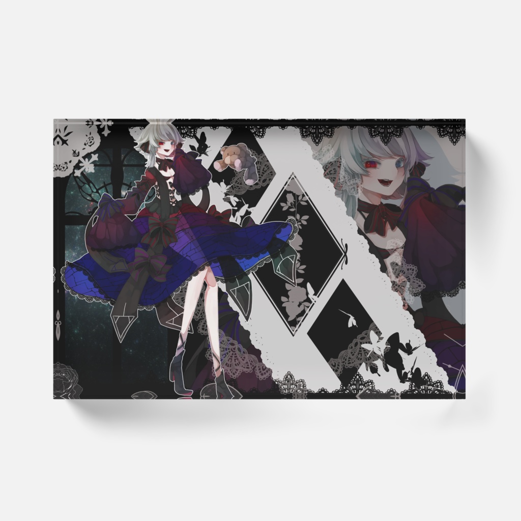 椿月いお アクリルブロック (ver.2) 148×100mm