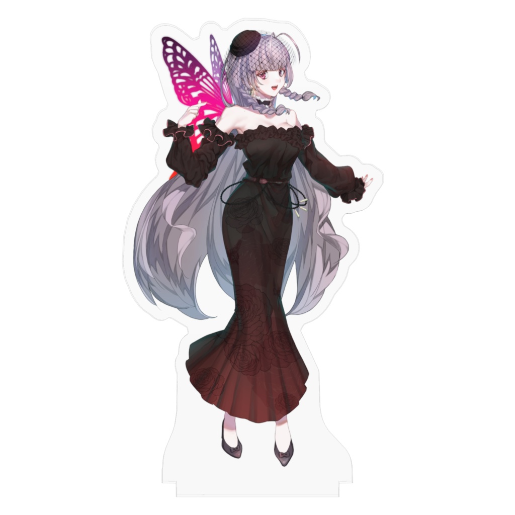 椿月いお〖新モデルアクリルフィギュアB 100x100mm〗