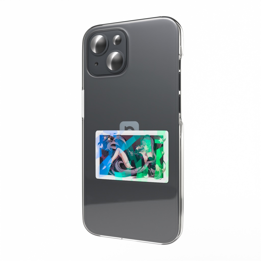 椿月いお〖新モデルホログラムスマホステッカーA①〗