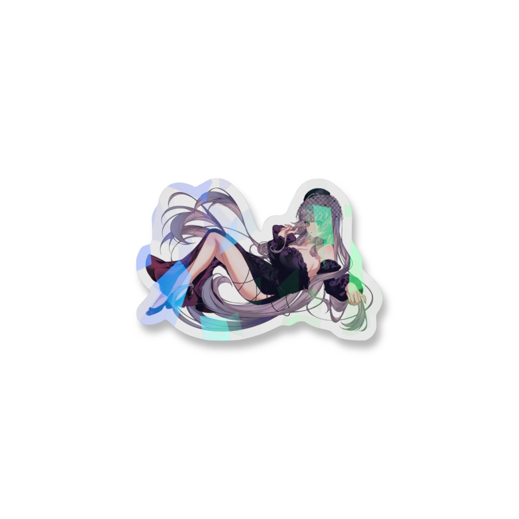 椿月いお〖新モデルホログラムスマホステッカーA②〗