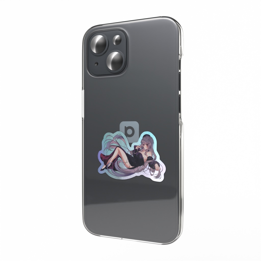 椿月いお〖新モデルオーロラスマホステッカーA②〗