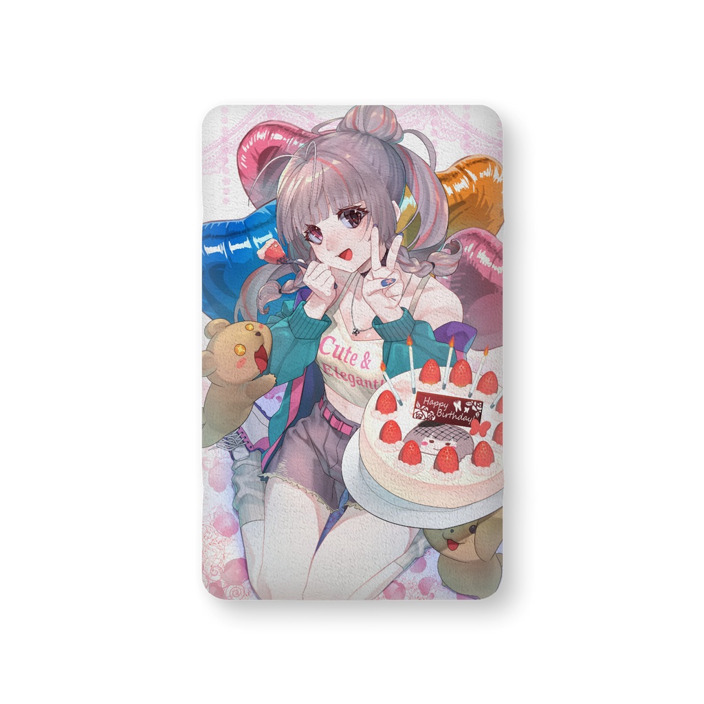 椿月いお〖誕生日記念グッズ ふかふかクッション 56x36mm〗