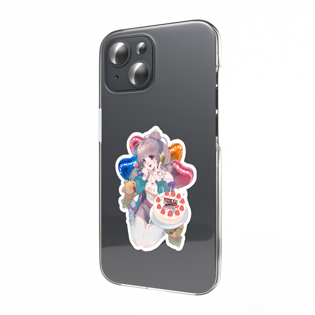 椿月いお〖誕生日記念グッズ スマホステッカー③ 55x91mm〗