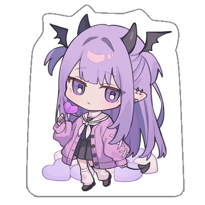 【受注生産】むらさきちゃん ミニアクリルスタンド