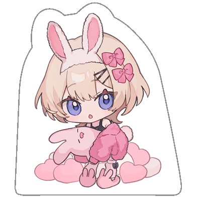 【受注生産】ぴんくちゃん ミニアクリルスタンド