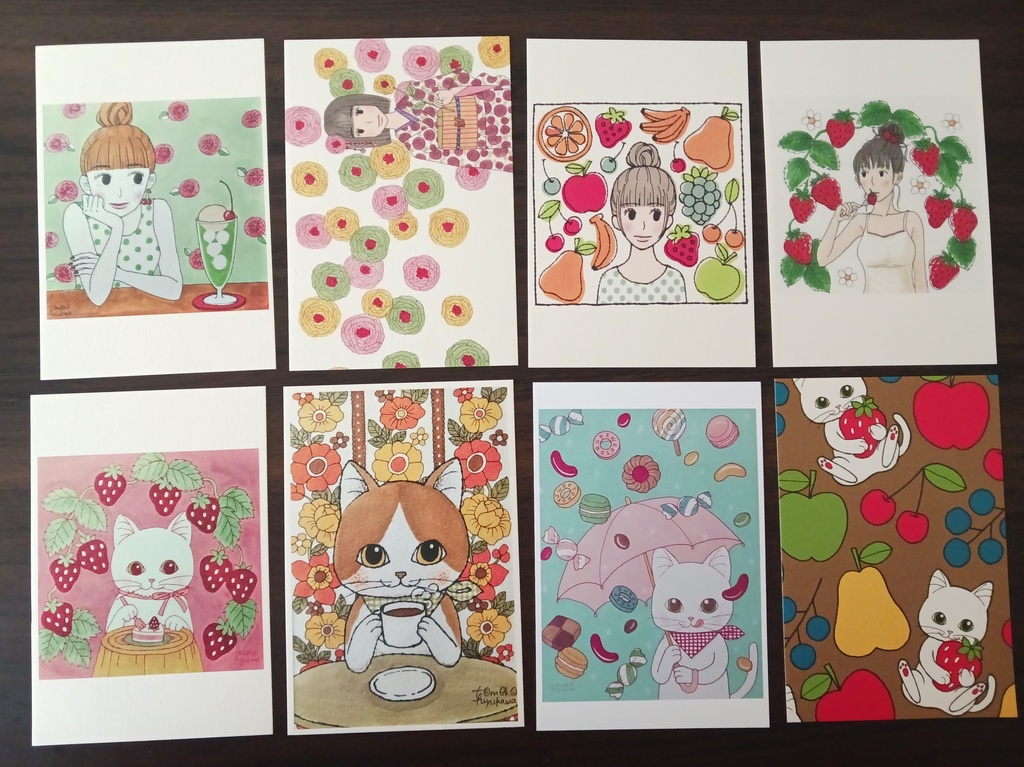 オリジナルポストカード8枚セット