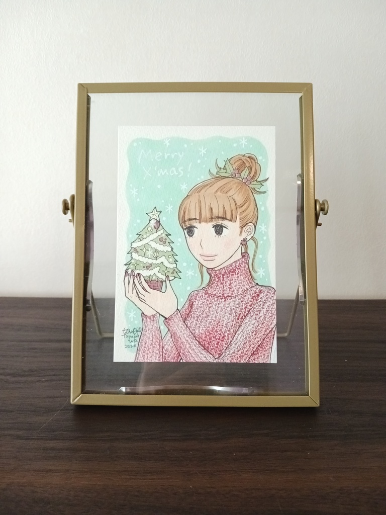 メリークリスマス！（オリジナルイラスト原画）