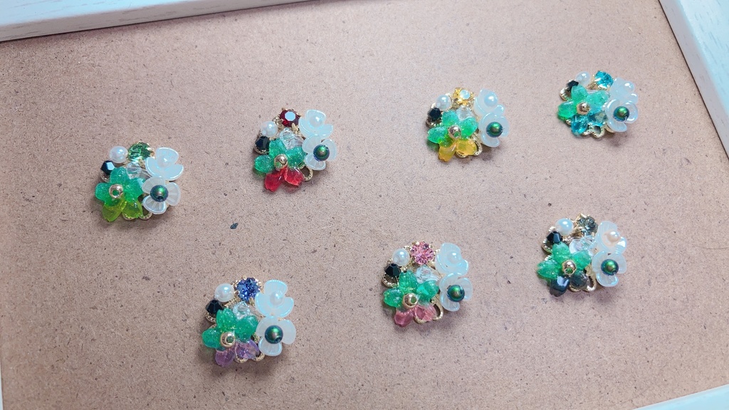 ごうとおそろもちセット(イヤリング+もちマス用アクセ)