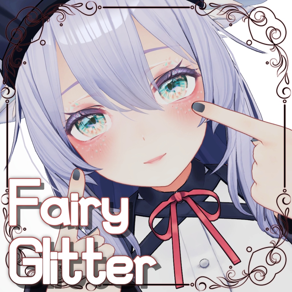 [Megane] 桔梗(Kikyo) Fairy Glitter Make up & eye texture 