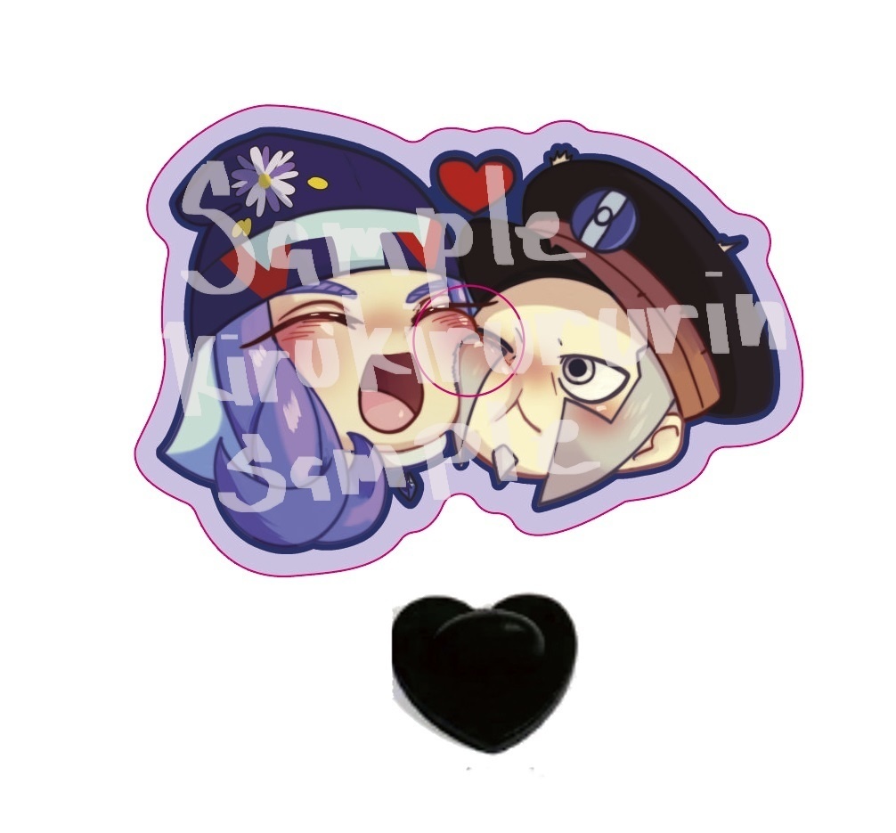 アクリル ピンバッジ