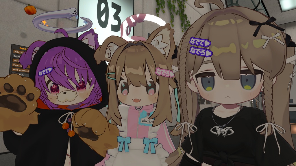 【無料】なでようきゅうピン