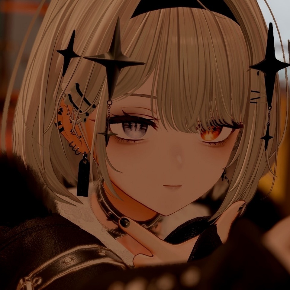 【ミルティナ専用ピアス】iron pierce【VRChat想定】