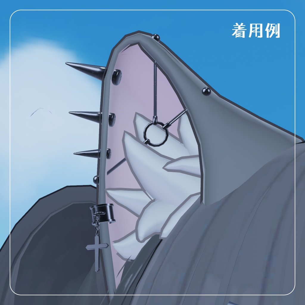 【ピアスたくさんねこみみ】punk cat パンクキャット【VRChat想定】