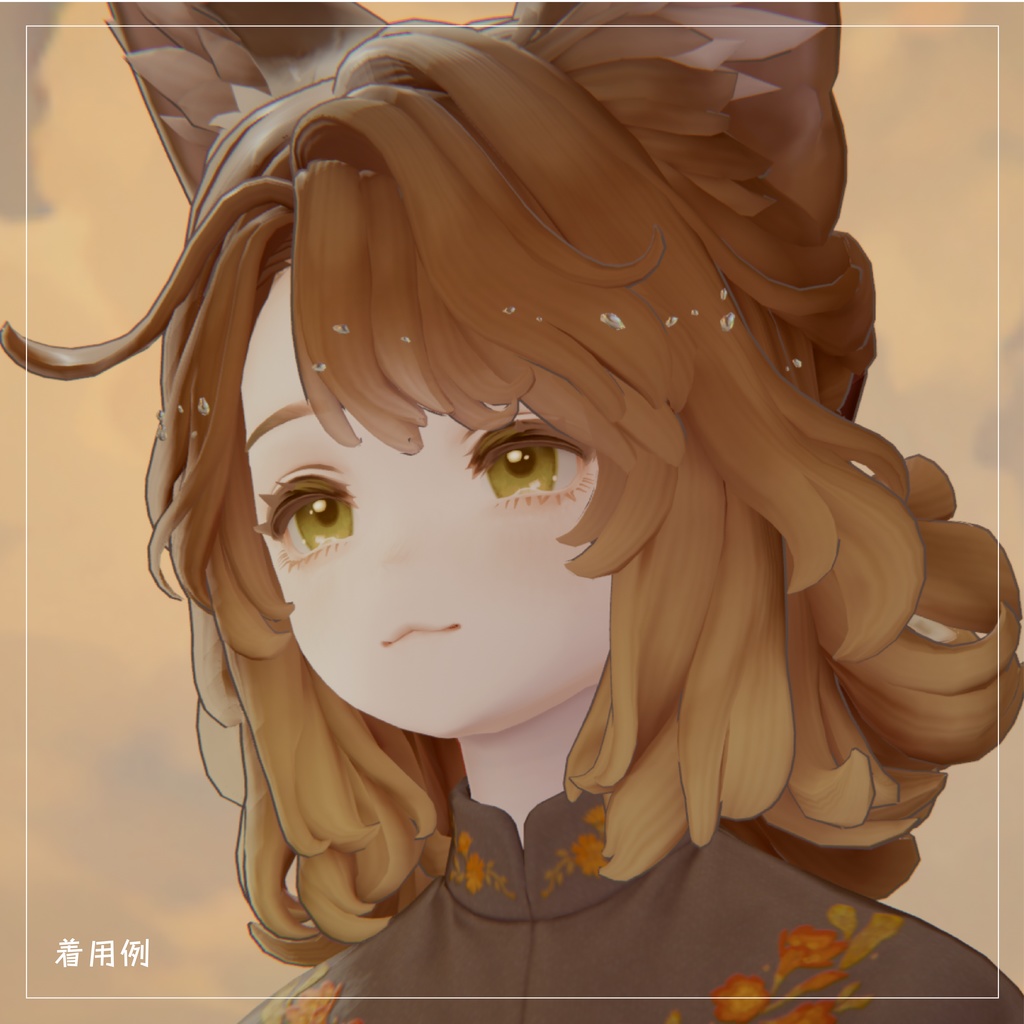 【マリシア専用アクセサリー】morning dew モーニングデュー【VRChat想定】