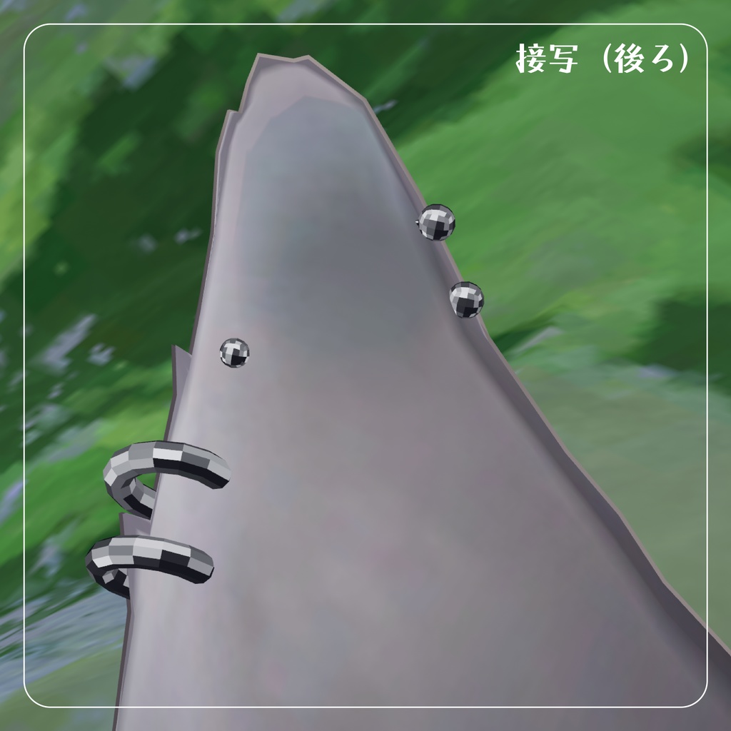 【マリシア専用アクセサリー】TERASU pierce テラスピアス【VRChat想定】