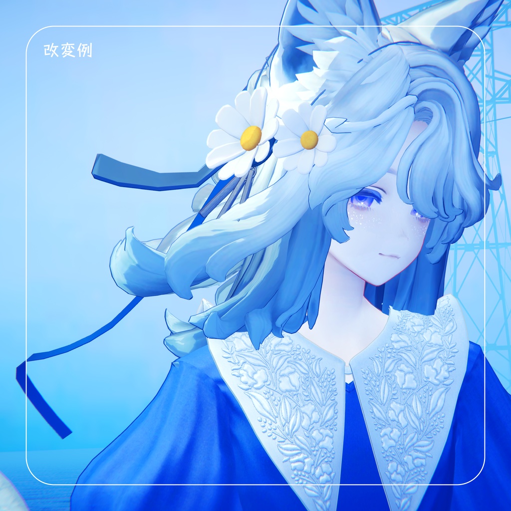 【マリシア対応ヘッドアクセサリー】Manya circlet メーニャ サークレット【VRChat想定】