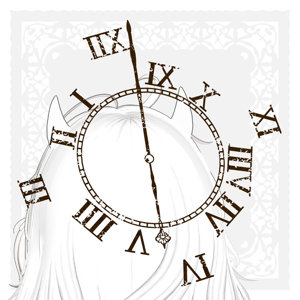 【文字盤ヘイロー】memorial halo メモリアルヘイロー【VRChat想定】