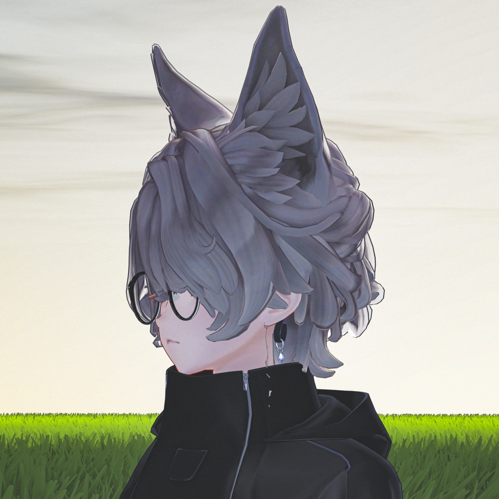 【マリシア専用】かろやかショートヘア 【VRChat想定】