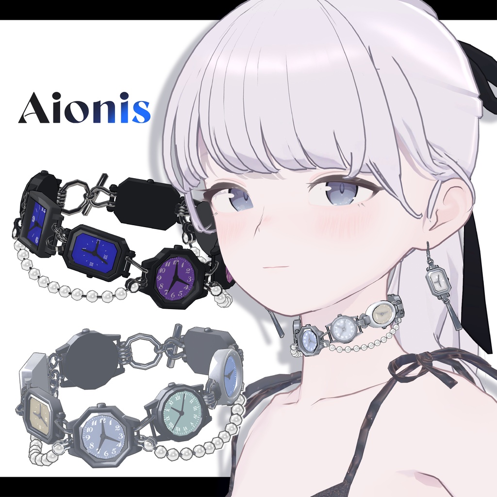 【ウォッチチョーカー】Aiorns アイオニス【VRChat想定】