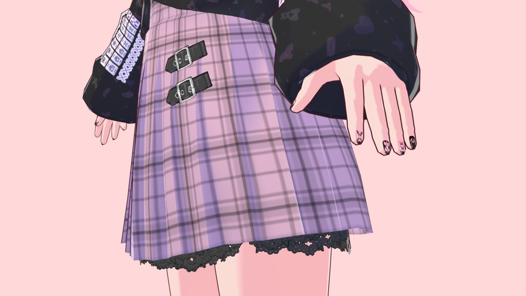 VRC対応アバター ちゅーれんちゃん【オリジナル3Dモデル】