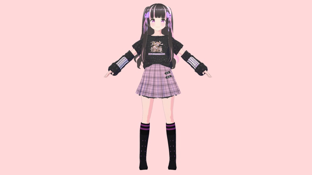 VRC対応アバター ちゅーれんちゃん【オリジナル3Dモデル】