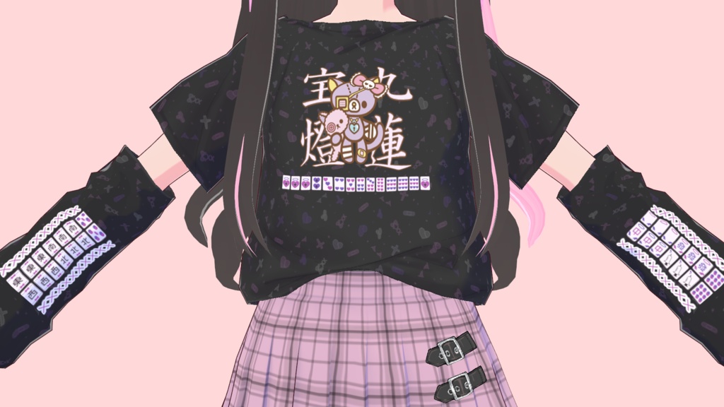 VRC対応アバター ちゅーれんちゃん【オリジナル3Dモデル】