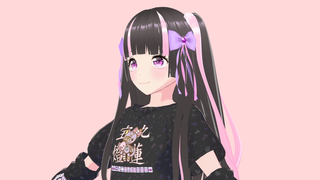 VRC対応アバター ちゅーれんちゃん【オリジナル3Dモデル】