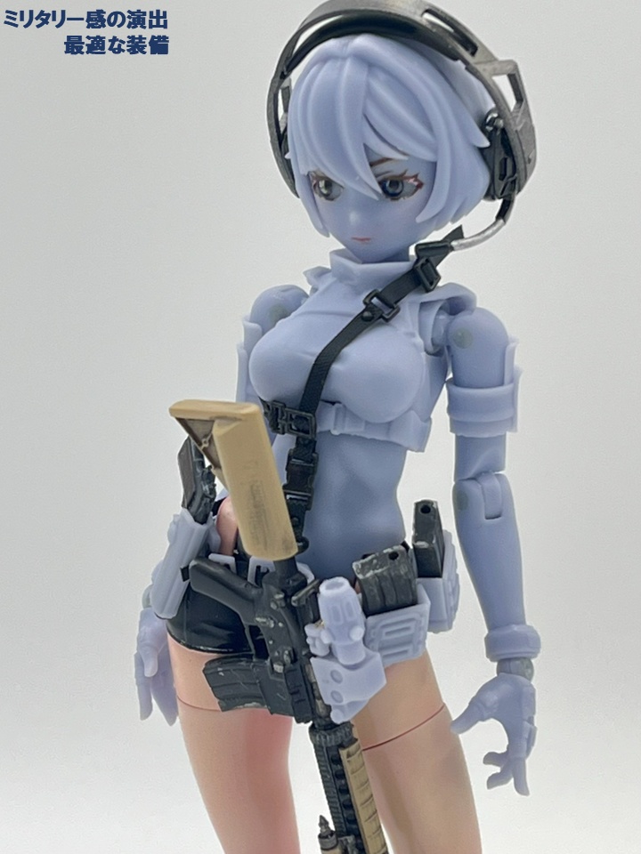 SMS-01 1/12 ワンポイントスリングベルト組み立てキット/塗装済み完成品